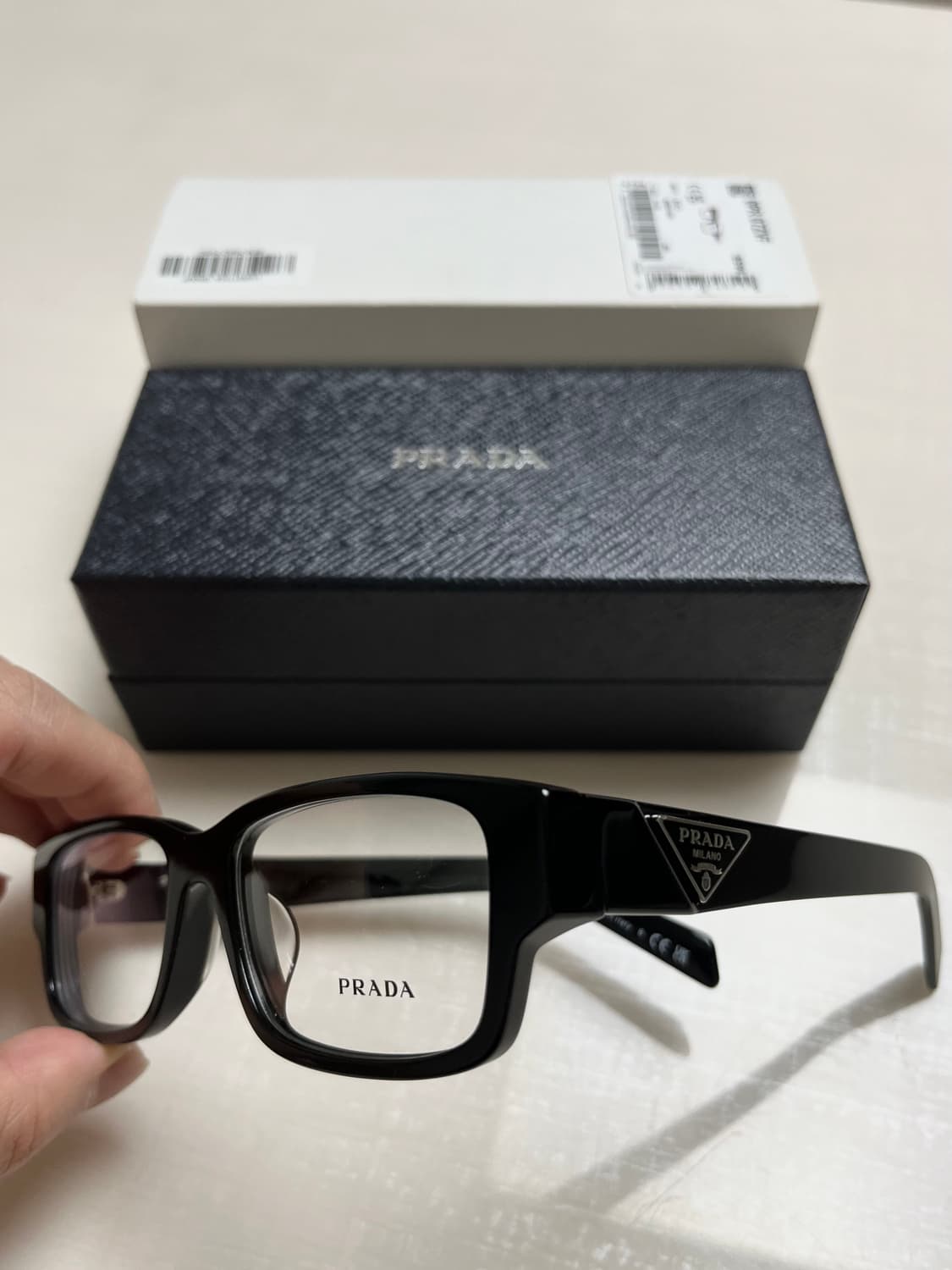 프라다 VPR 07Z-F 안경 블랙 상품이미지2