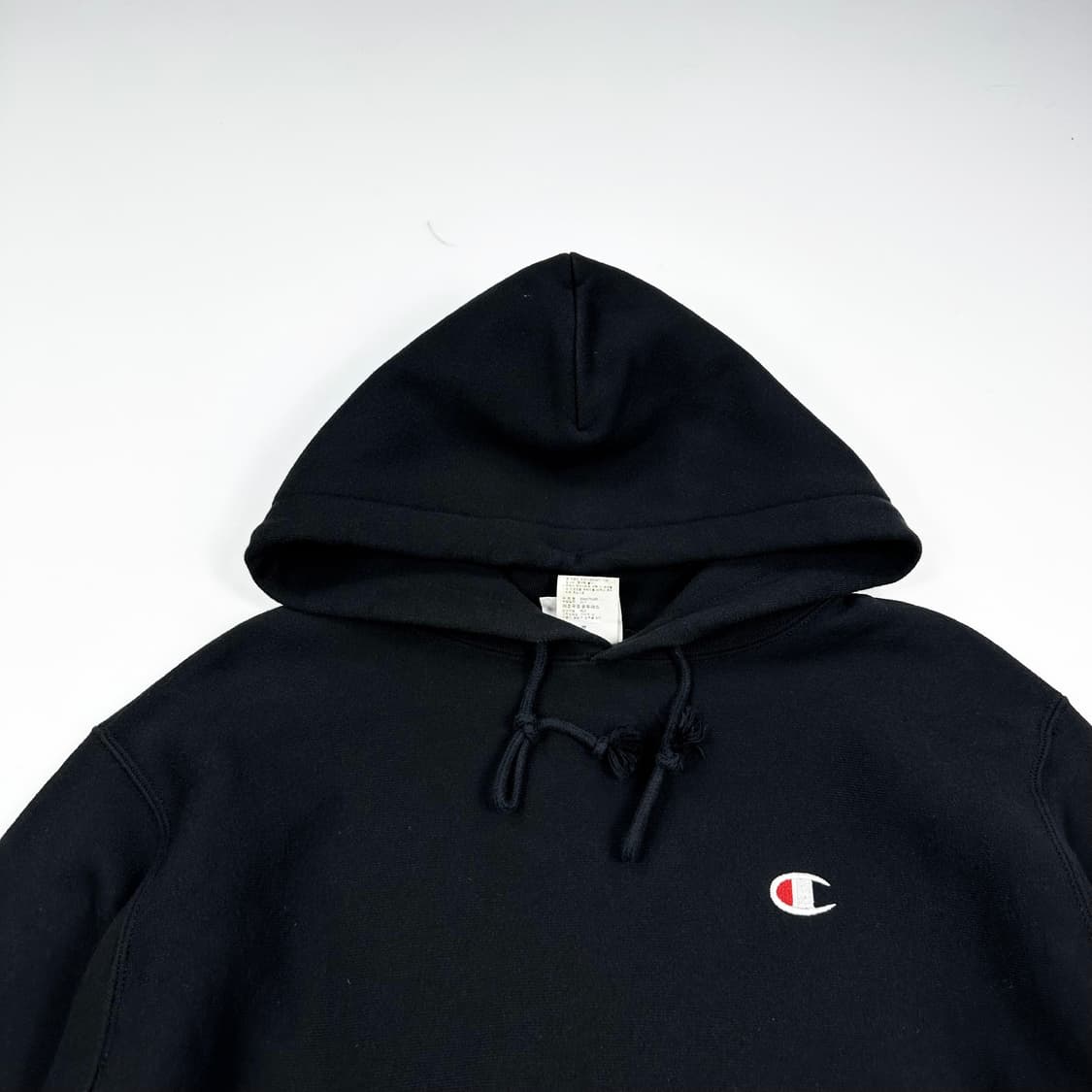 챔피온 리버스위브 헤비 블랙 후드티 (XL) 상품이미지1