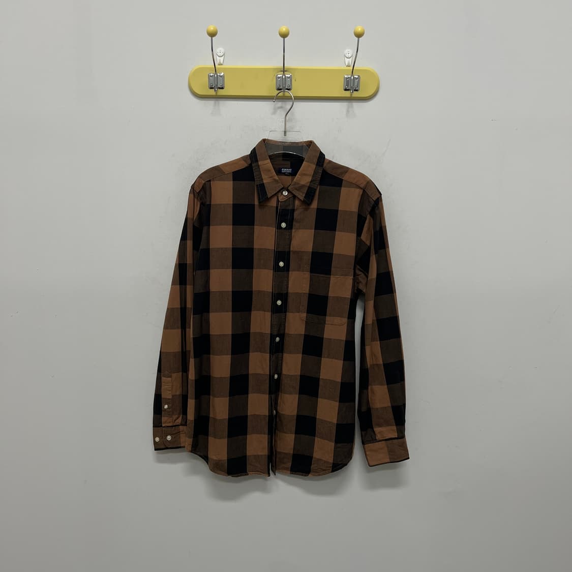 L) Corisco 코리스코 버팔로 체크 브라운 블랙 셔츠 상품이미지2