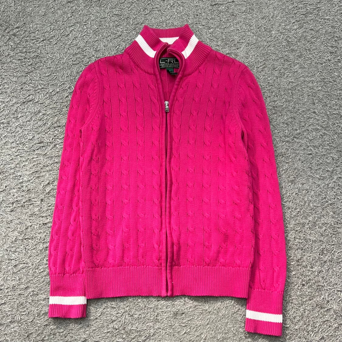 [우먼90] 로렌 랄프로렌 니트집업 상품이미지2