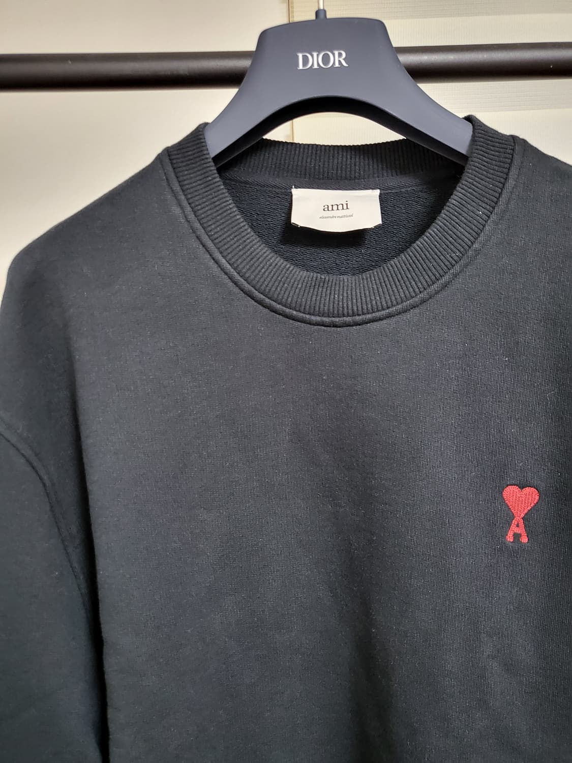 25SS 아미 스몰하트 로고 맨투맨 L 상품이미지3