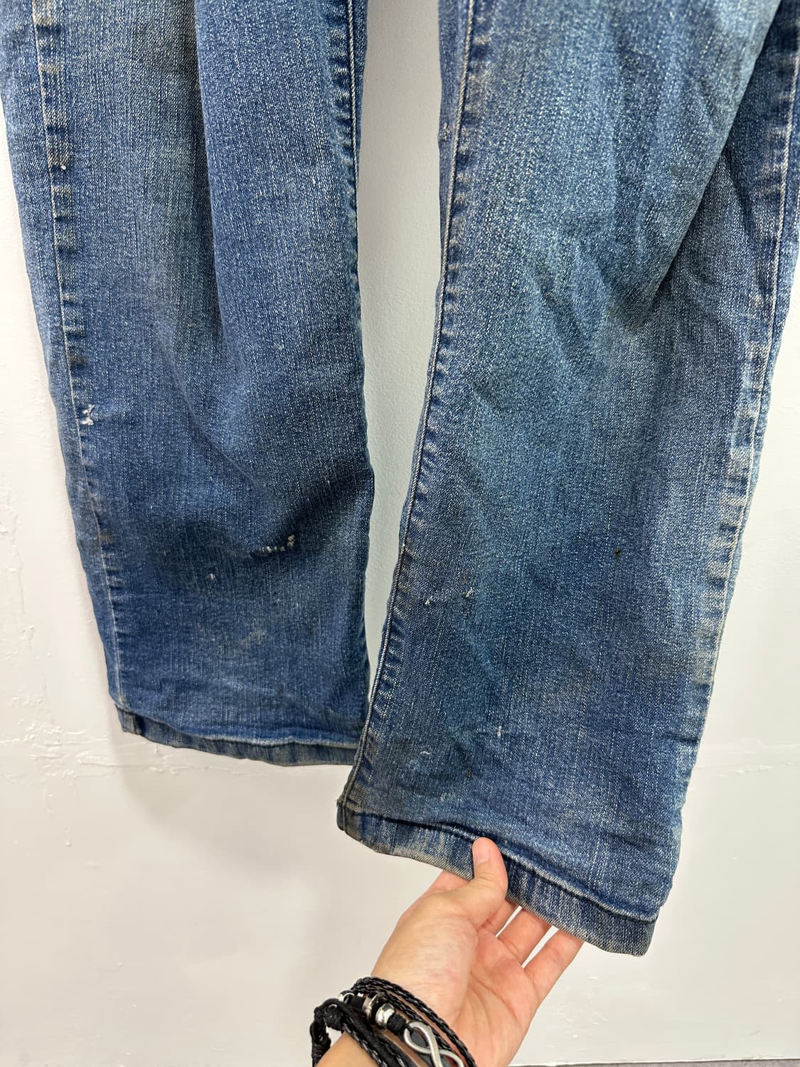 INDIAN vintage washing denim jeans 상품이미지8