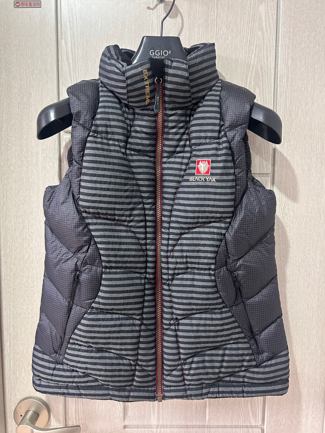 블랙야크 구스다운 단가라 패딩 조끼 여성90 상품이미지1