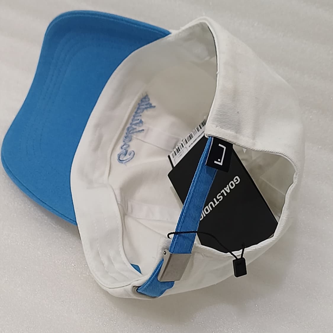 골스튜디오 로고 볼캡 흰색 캡 모자 새제품 사랑봉봉 상품이미지3