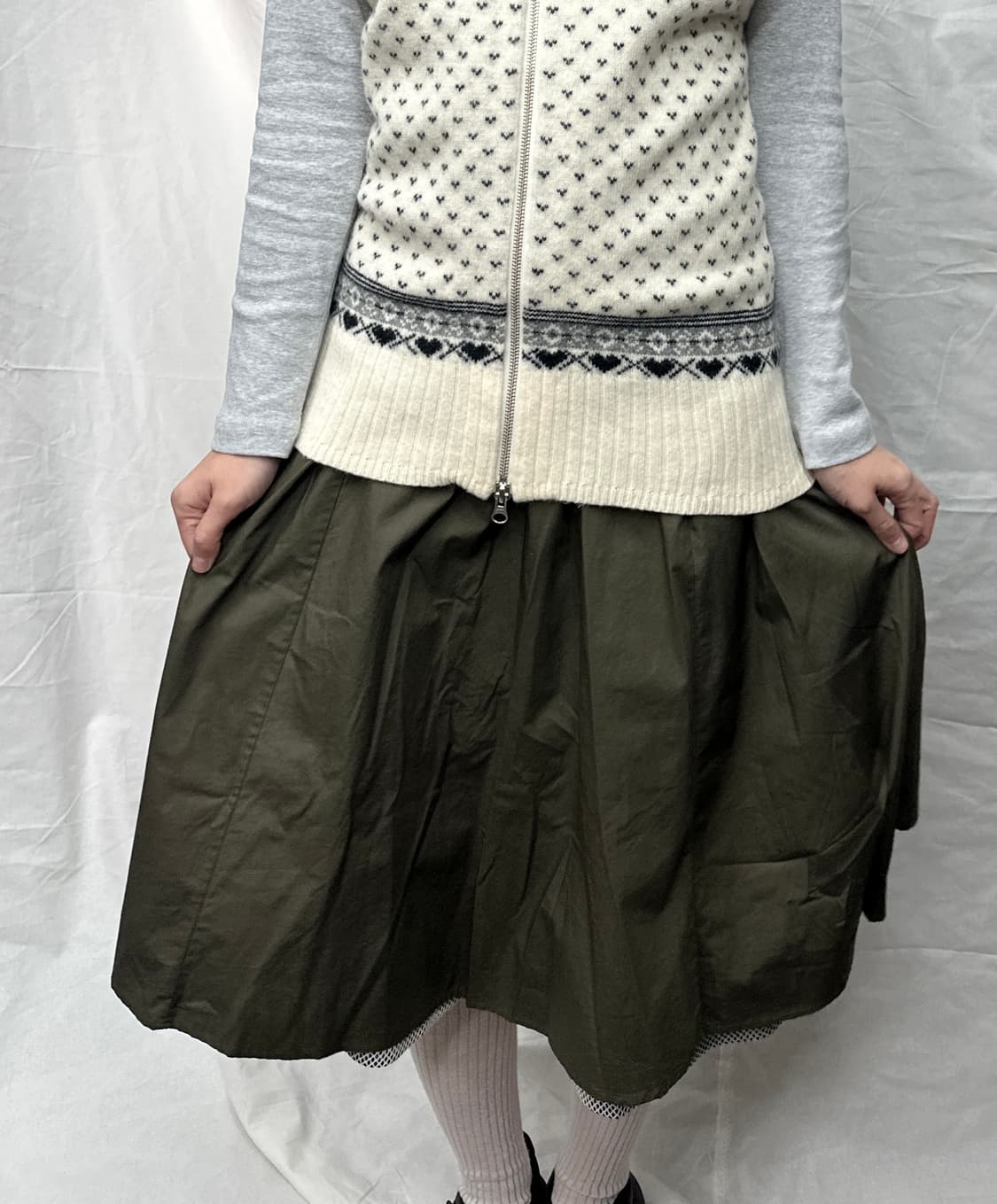 ritsuko shirahama 리버시블 스커트 상품이미지3