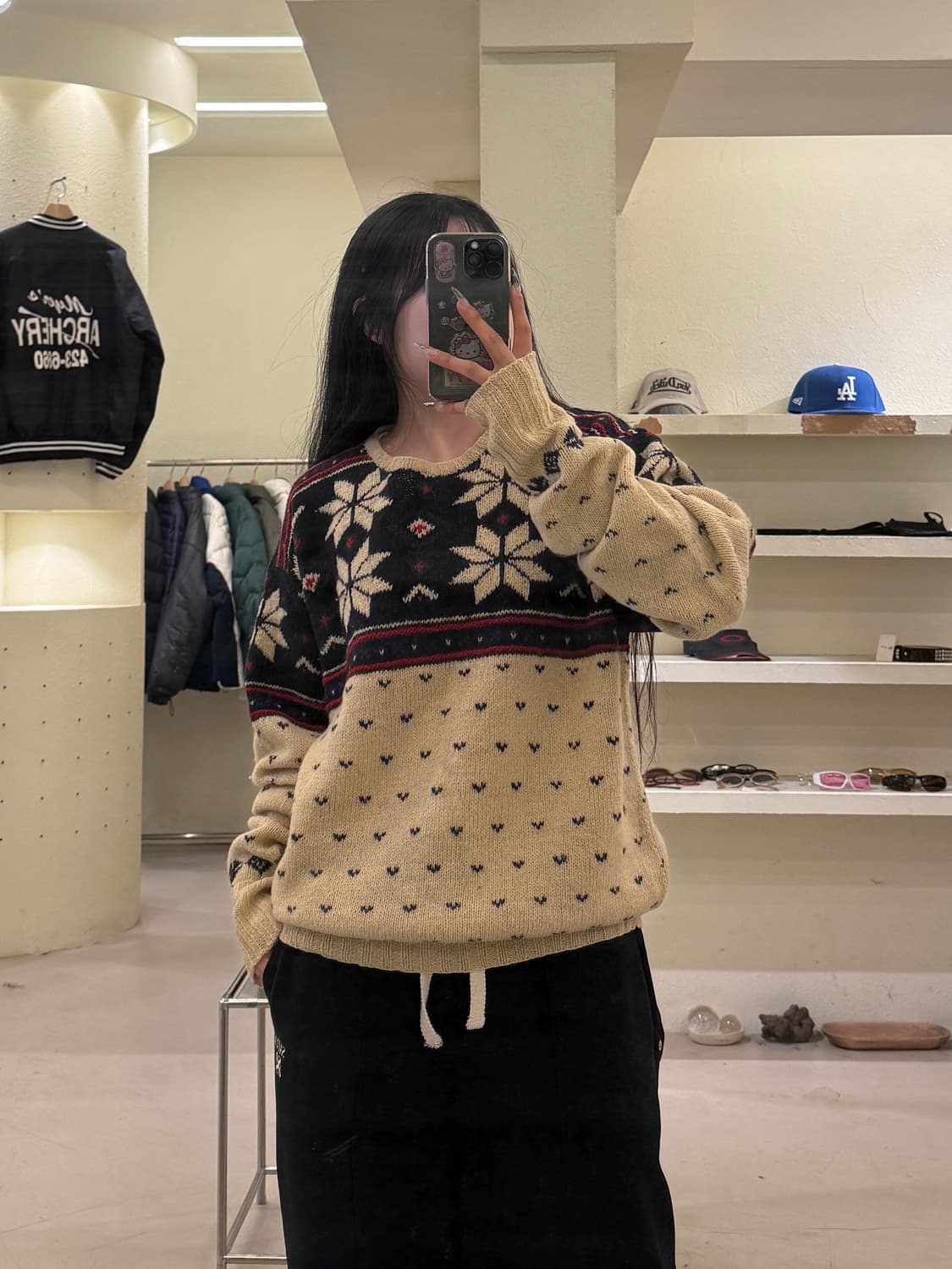 폴로 랄프로렌 노르딕 패턴 울 니트 U801 상품이미지1