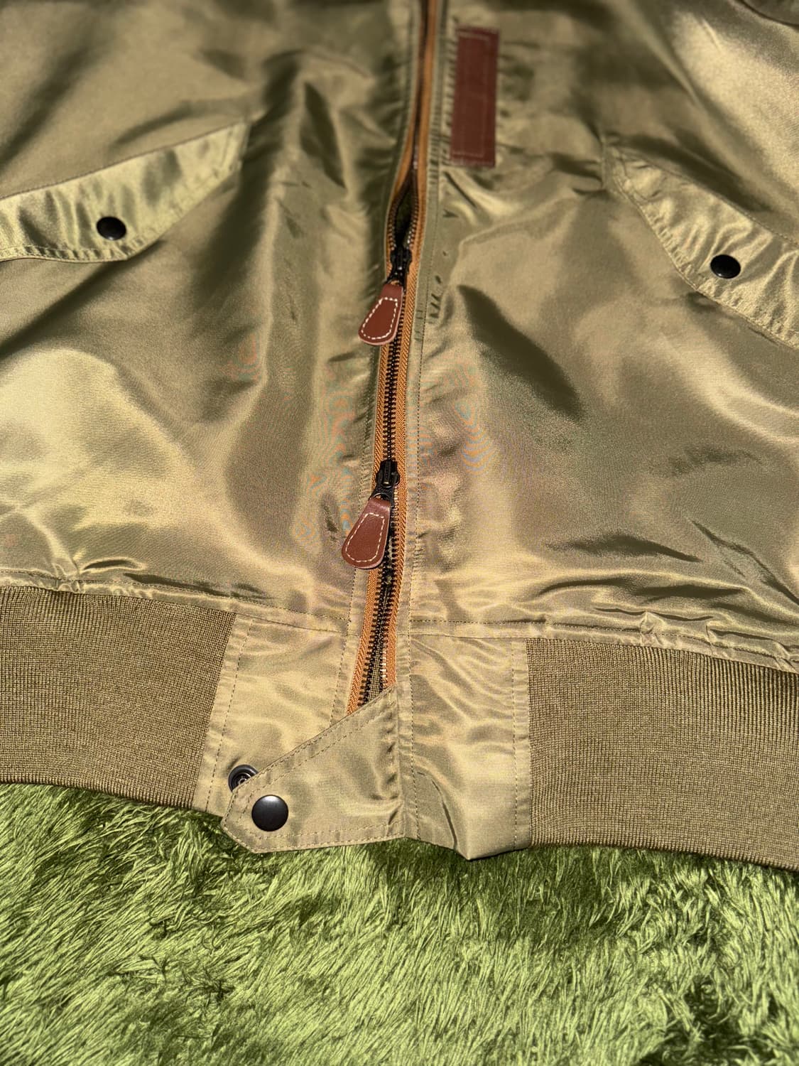 [42] Bronson 브론슨 L-2 플라이트 봄버 자켓 올리브 상품이미지6