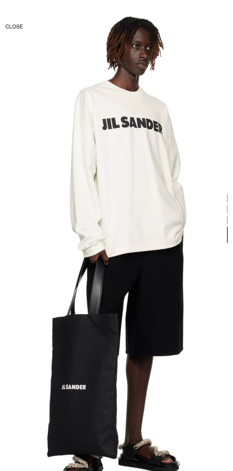 질 샌더 로고 롱 슬리브 상품이미지1