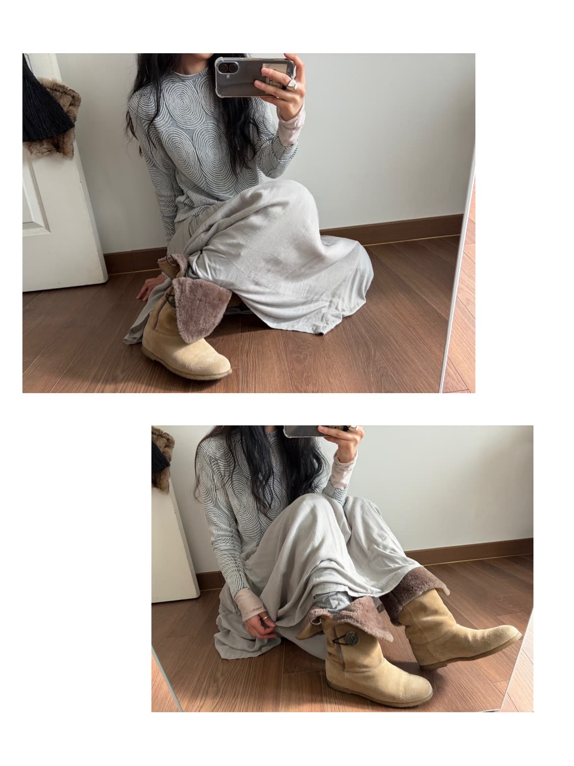 patterned pullover blouse 상품이미지2