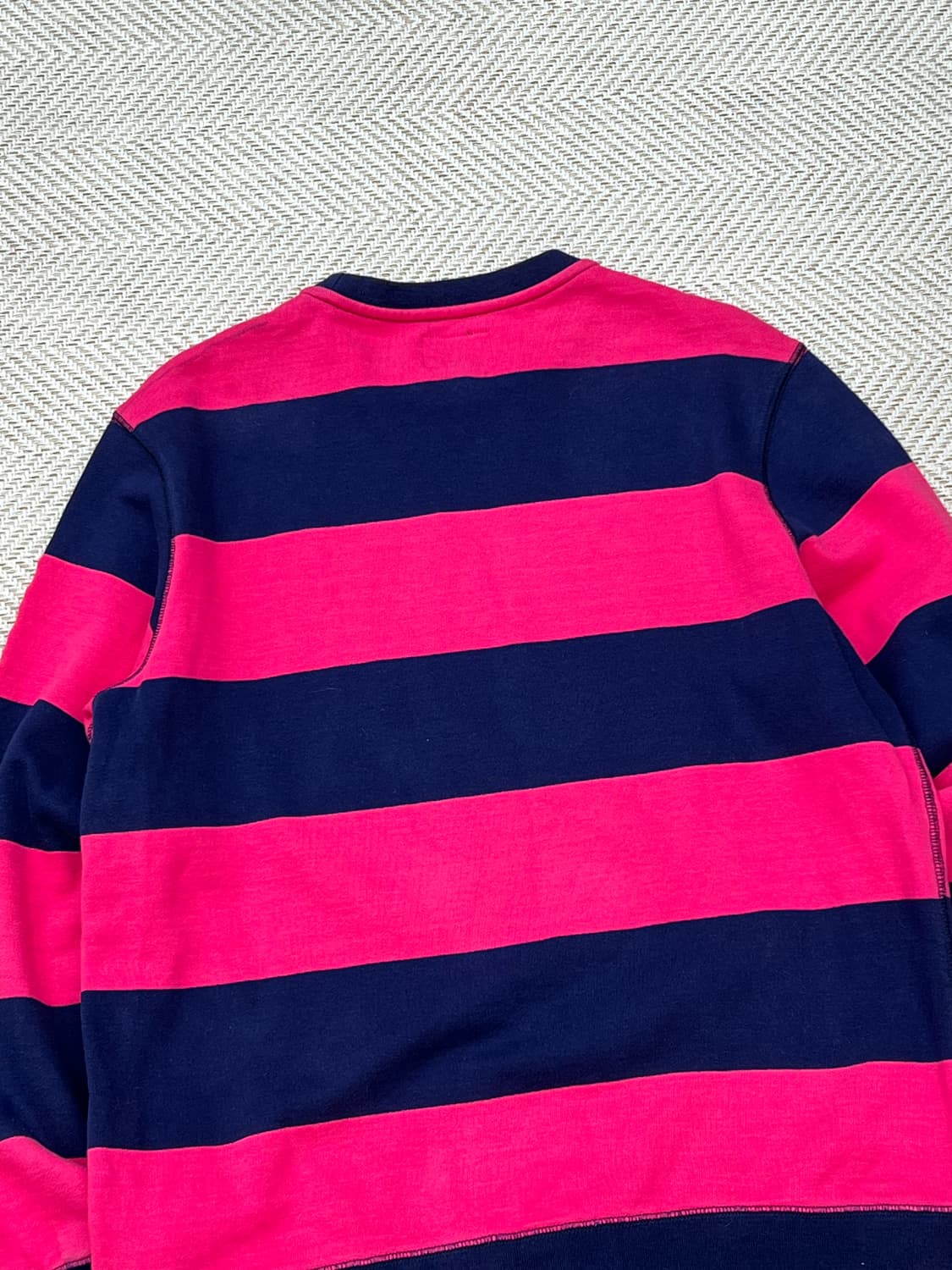 허프 레터링 단가라 맨투맨 r2470 상품이미지4