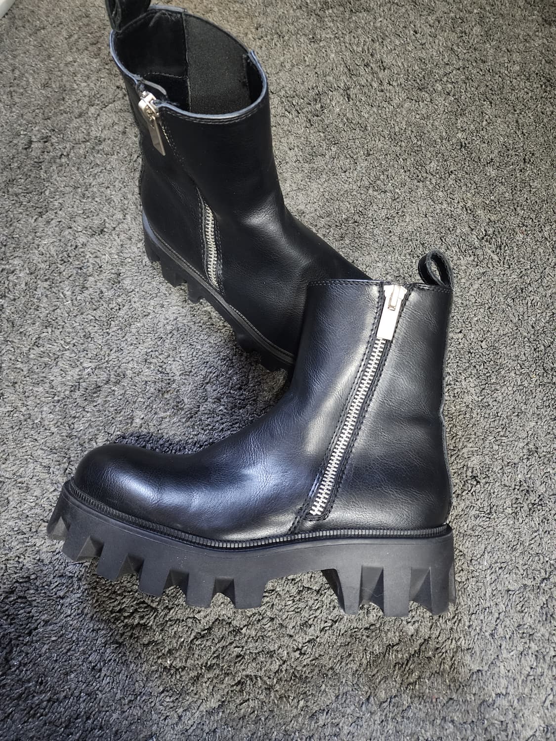 자라 블랙 첼시 부츠 275사이즈 상품이미지3
