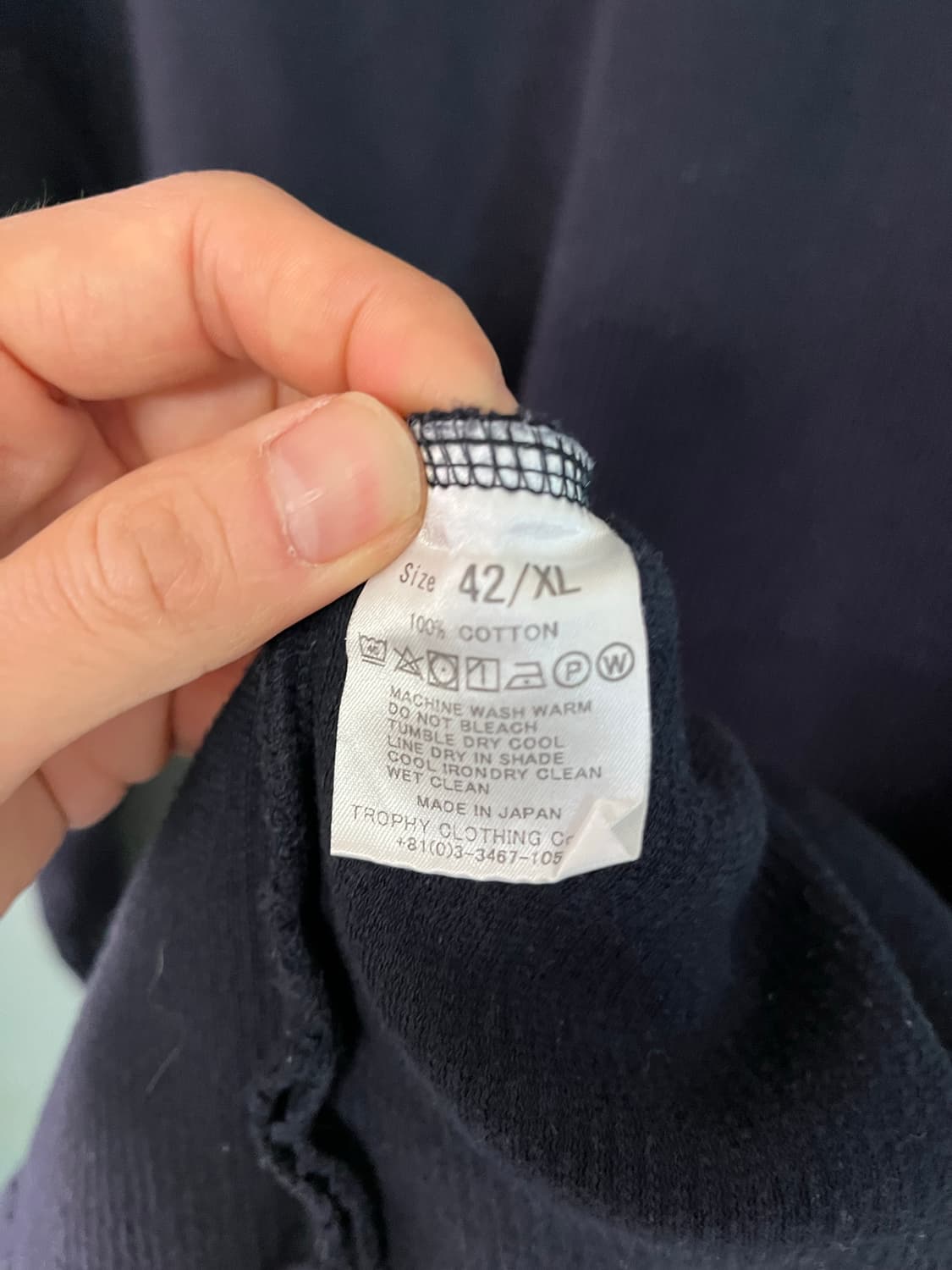 트로피 클로딩 Naval L/S TEE Navy 42 상품이미지4