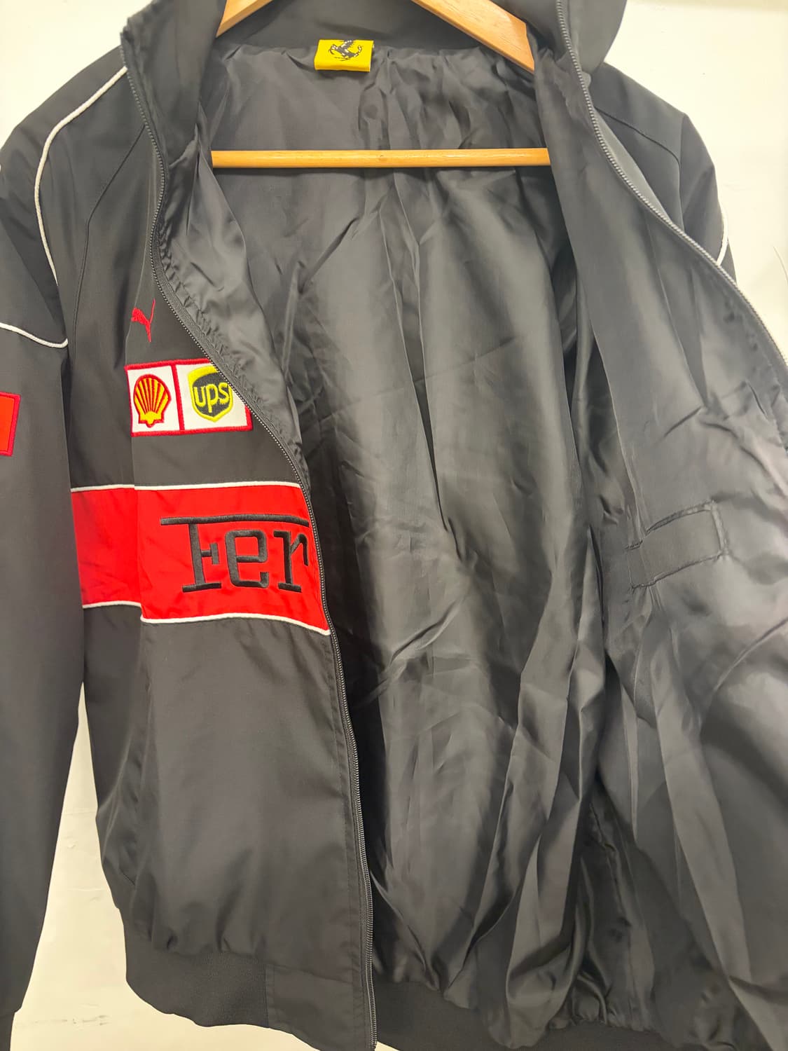 페라리 F1 블랙 레이싱 자켓 상품이미지6