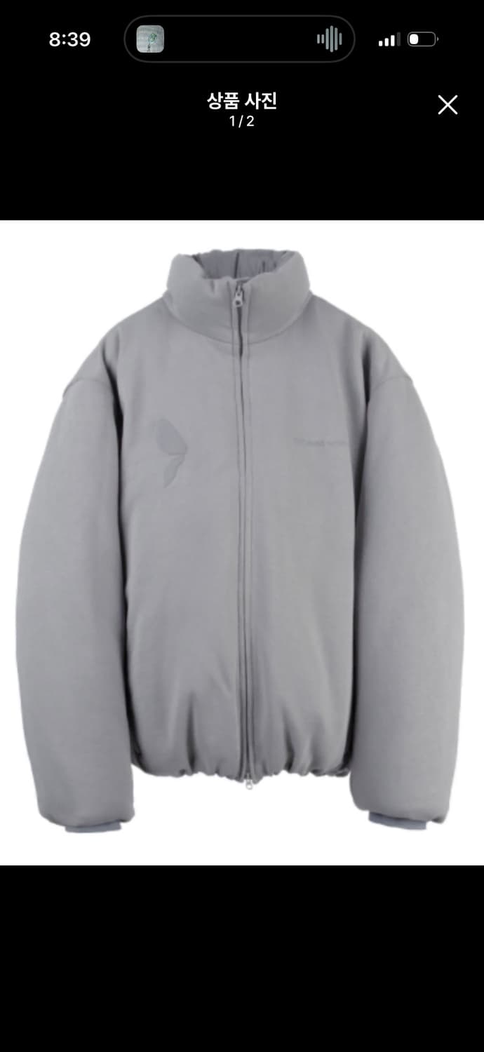 Paf Fila 콜라보 패딩 그레이 상품이미지1