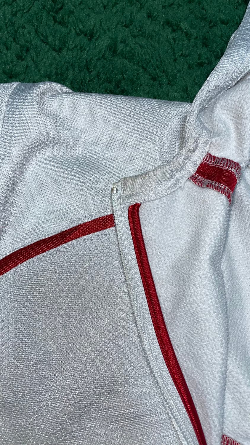 아디다스 레드 파이핑 후디 집업 상품이미지4