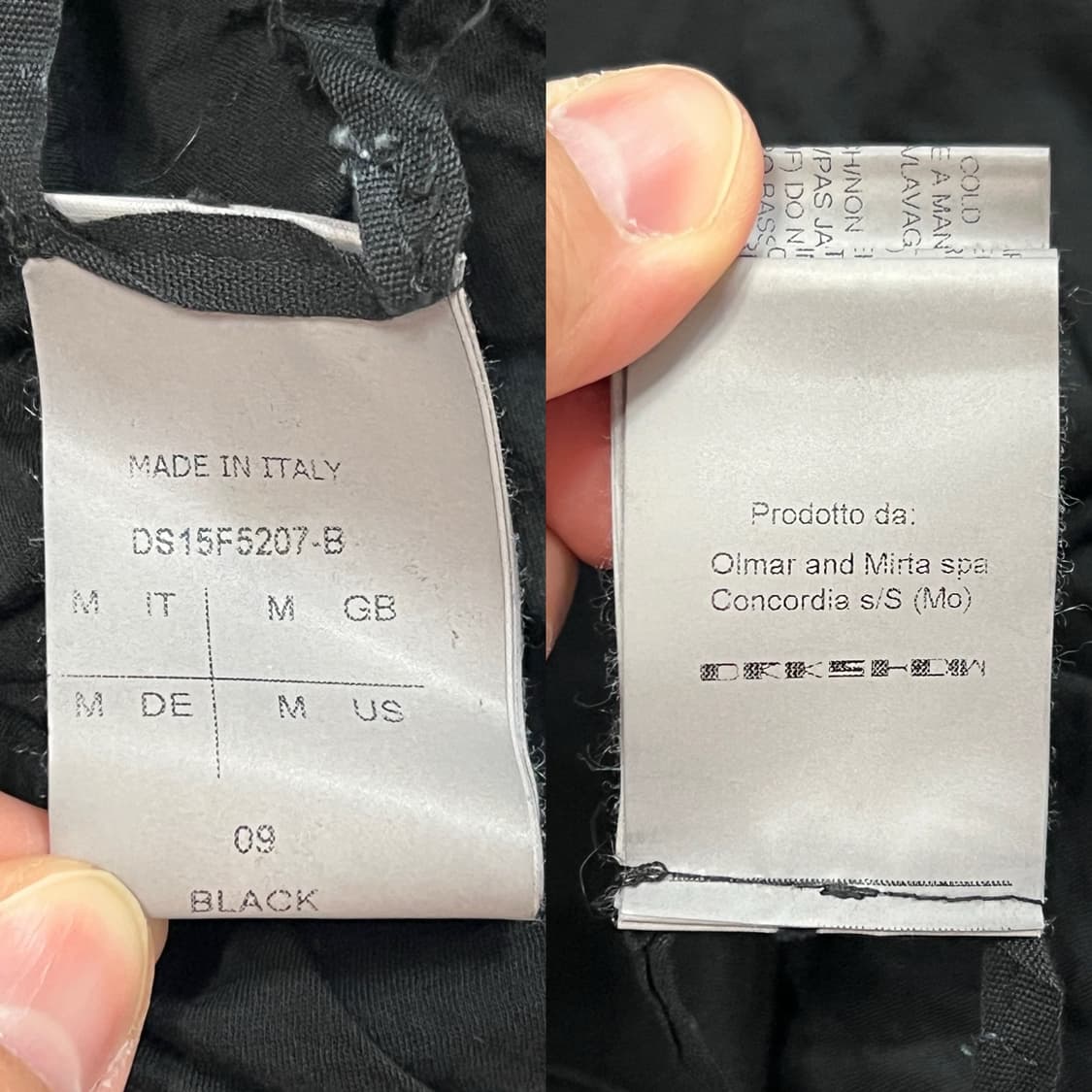 릭오웬스 15SS 다크쉐도우 여성 절개 티셔츠 블랙 상품이미지6