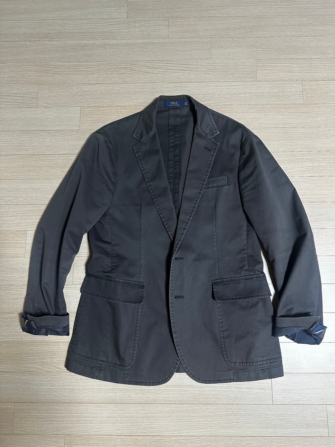 폴로 랄프로렌 코튼 수트 셋업 (차콜그레이) 상품이미지2