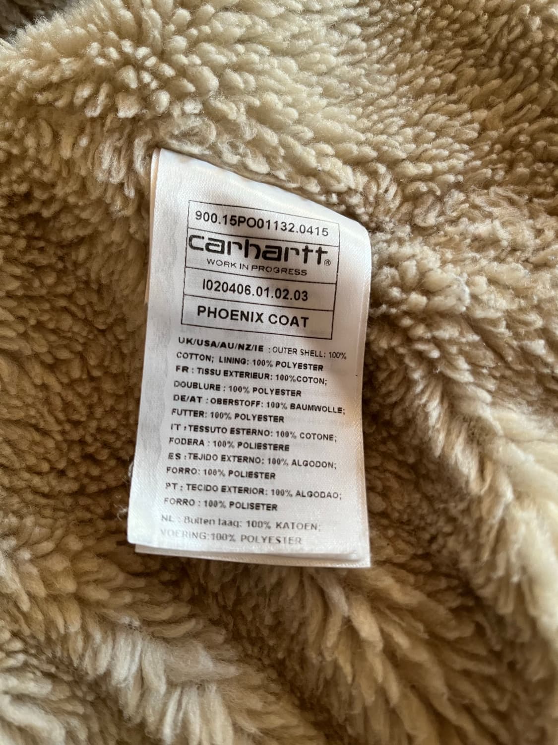 칼하트 양털 데님 워크 자켓 상품이미지6