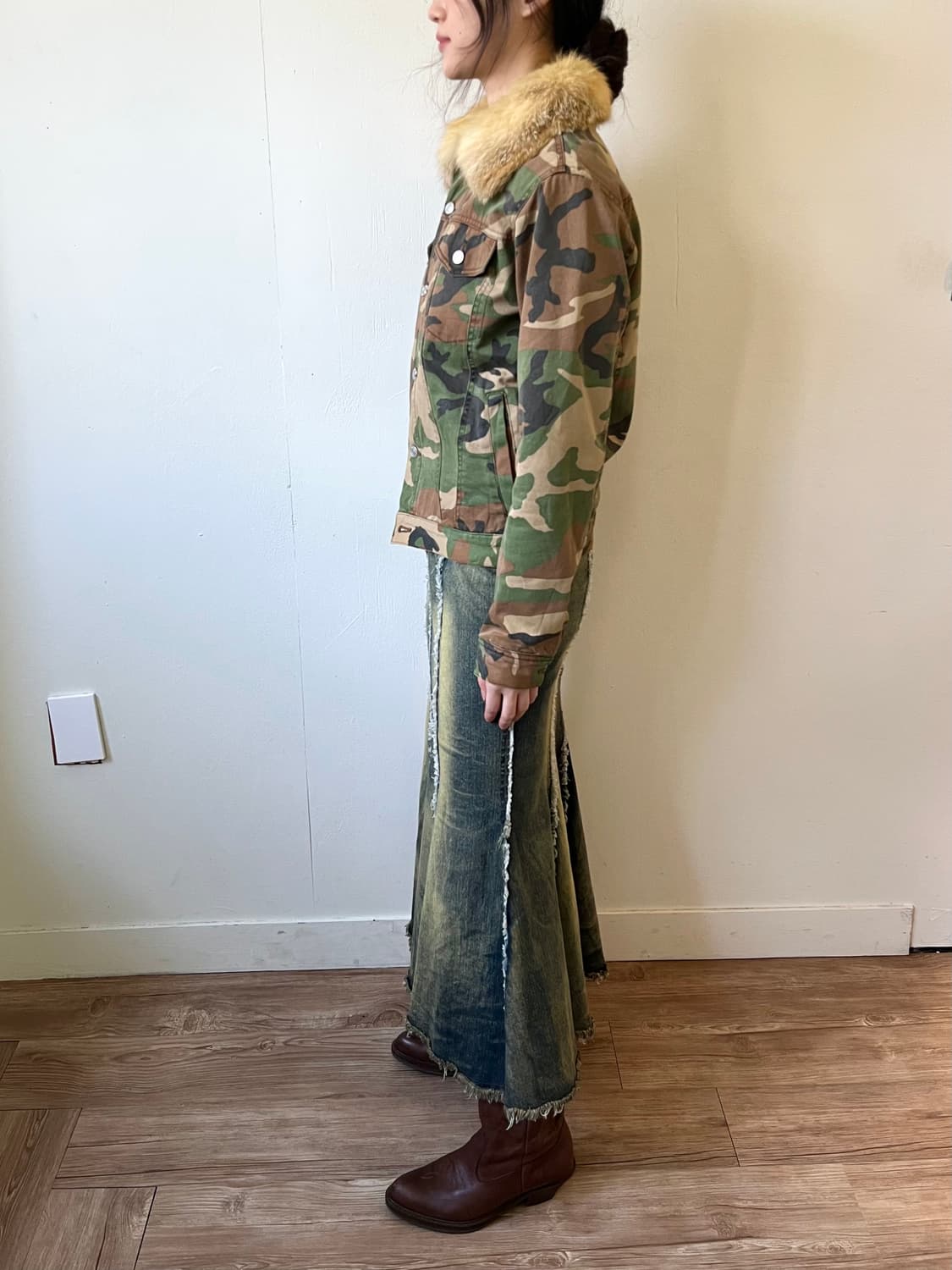 rusty k 밀리터리 퍼 자켓 상품이미지8