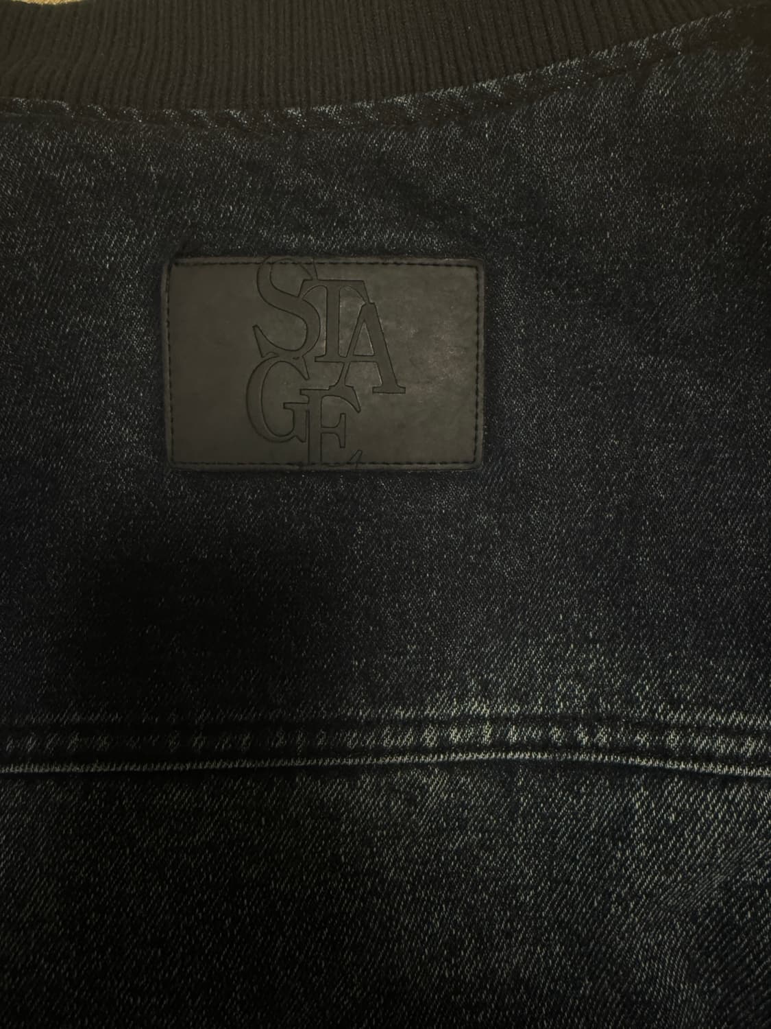 빈티지 무드 데님 블루종 상품이미지4