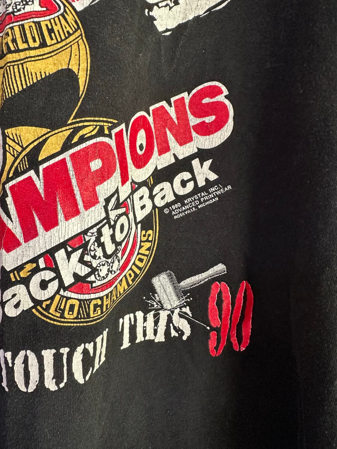 90s 디트로이트 피스톤즈 빈티지 티셔츠 상품이미지2