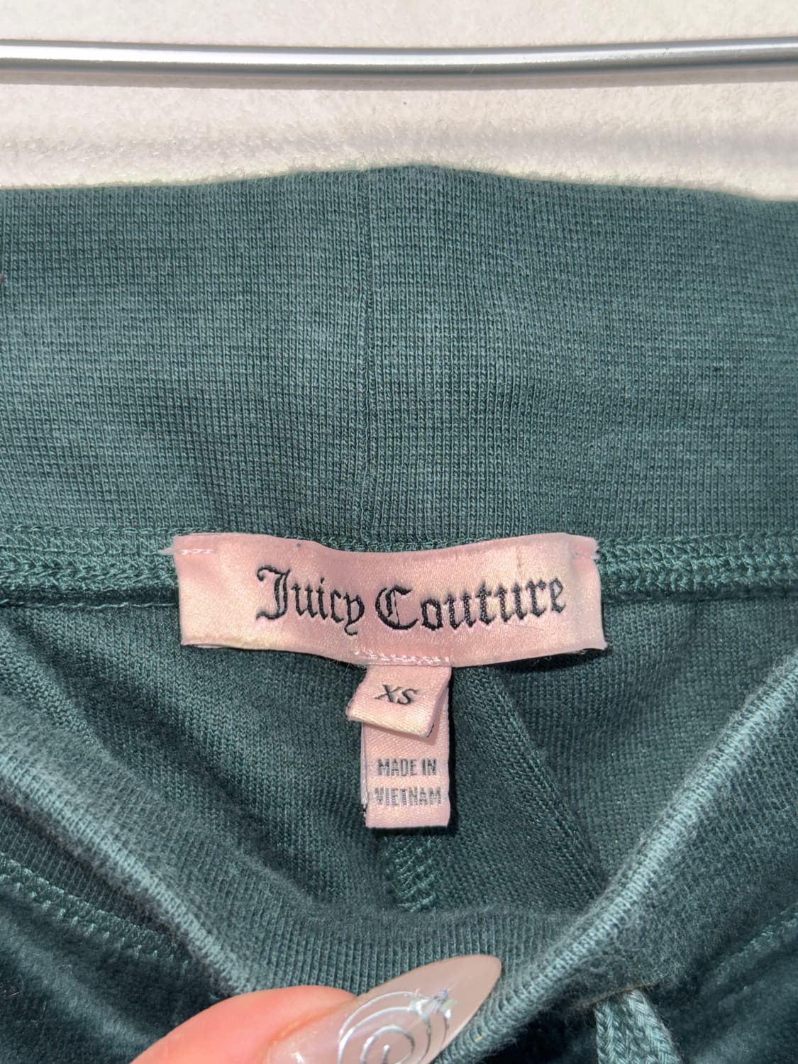 Juicy Couture green velvet training set 상품이미지9