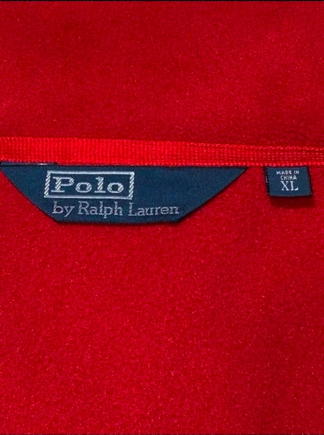 폴로 랄프로렌 레드 폴라텍 자켓 상품이미지7