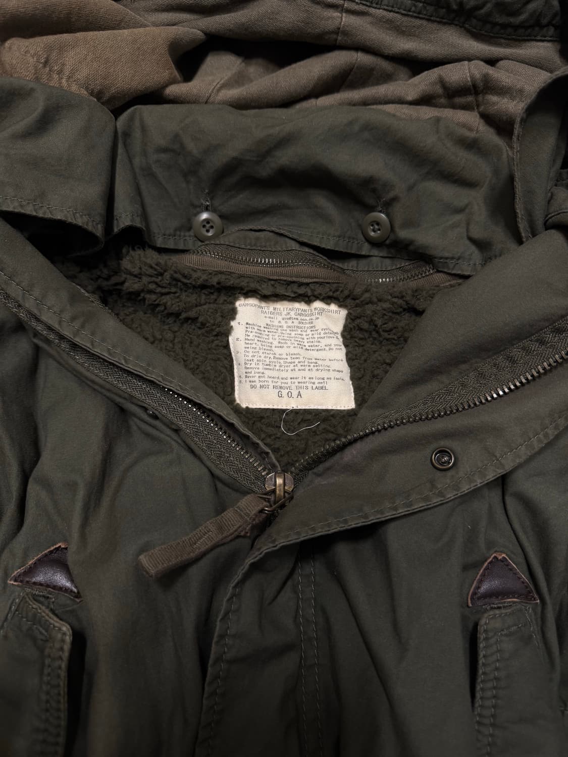 Goa 00s archive hood gimmick military ja 상품이미지9