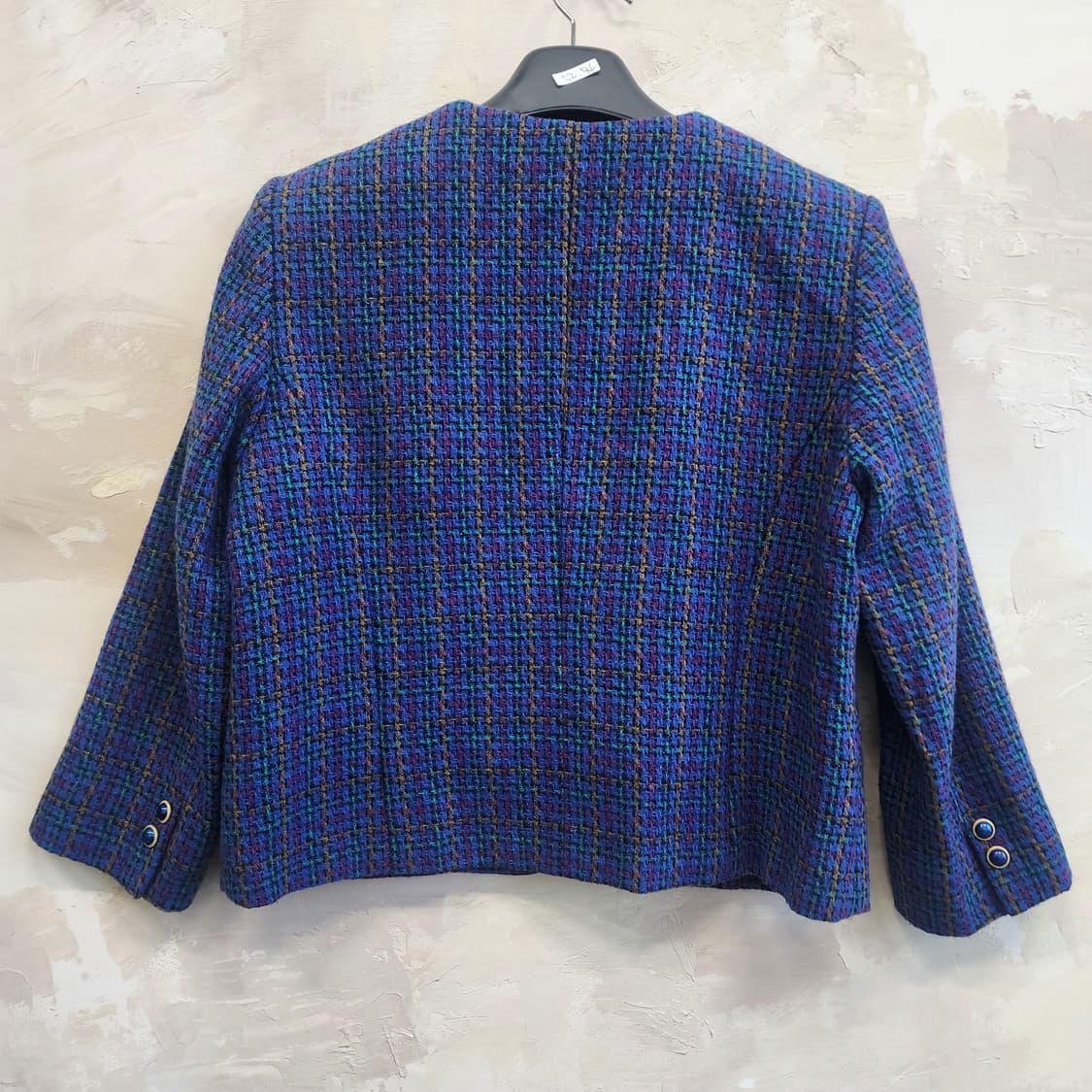 일본빈티지 울 트위드 자켓 상품이미지4