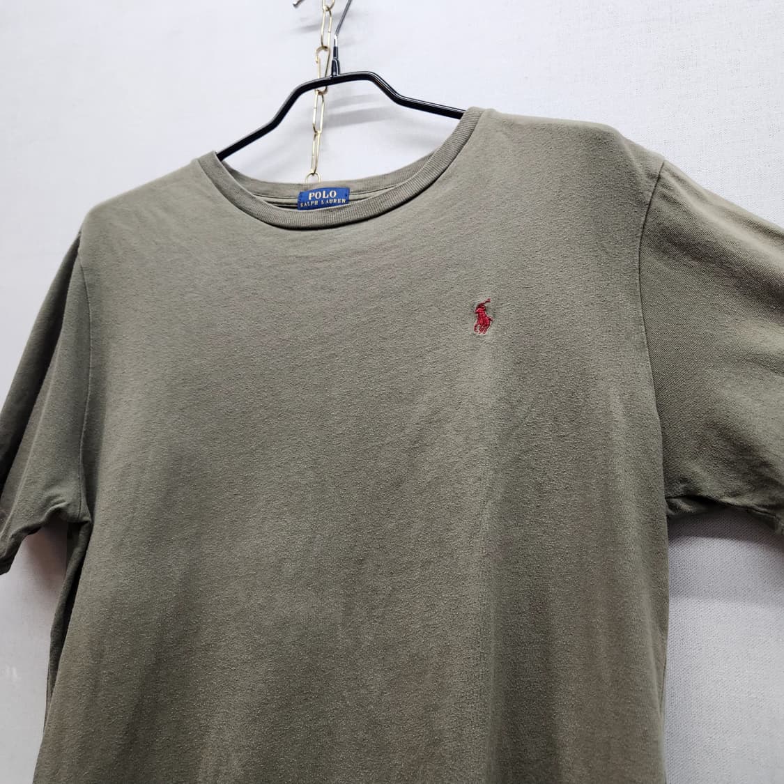 폴로랄프로렌 레드포니 올리브카키 반팔티 M(남여공용) 상품이미지3