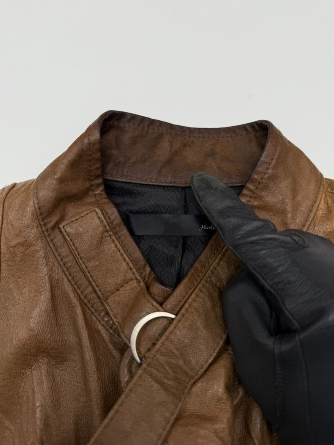 VTG PIG SKIN LEATHER JACKET 상품이미지5