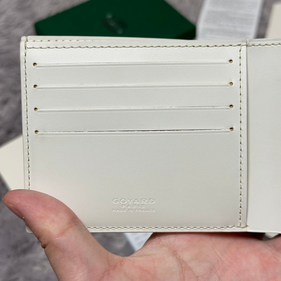 [풀구성] 고야드 빅투와르 반지갑 스페셜화이트 상품이미지4