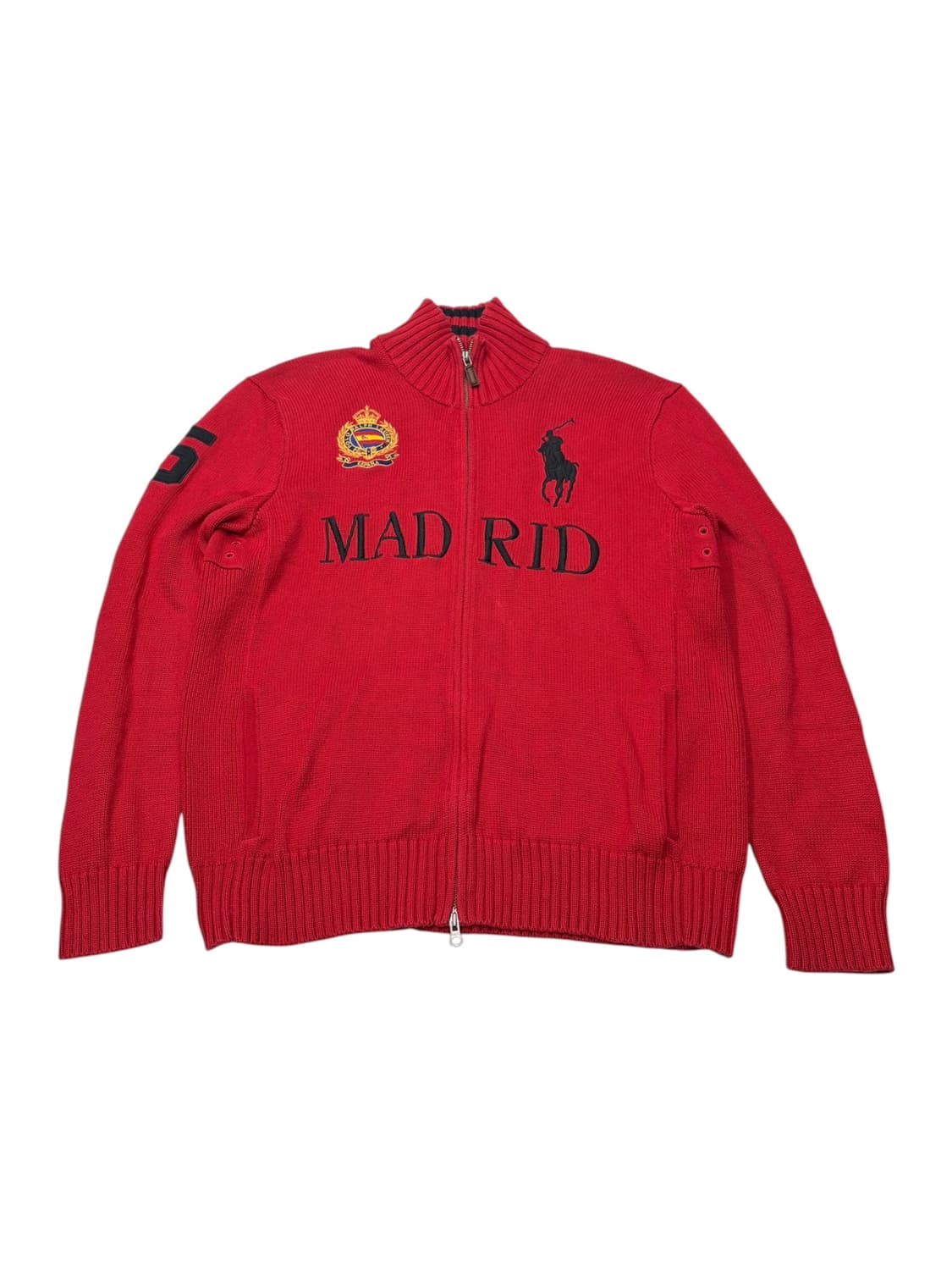 Polo Ralph Lauren 빅포니 MADRID 집업 니트 XL 상품이미지1