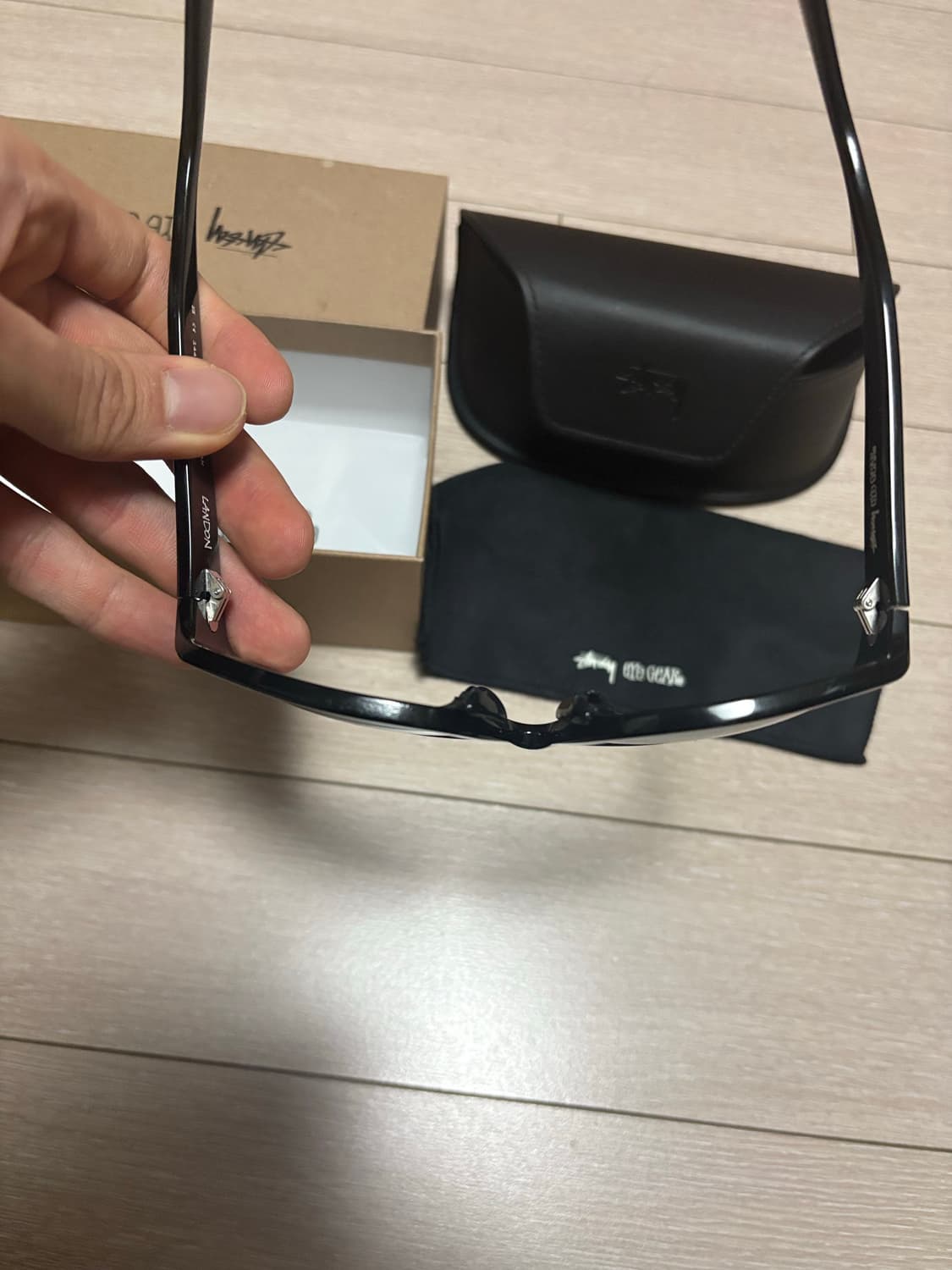 스투시 Landon 랜든 선글라스 블랙 상품이미지6