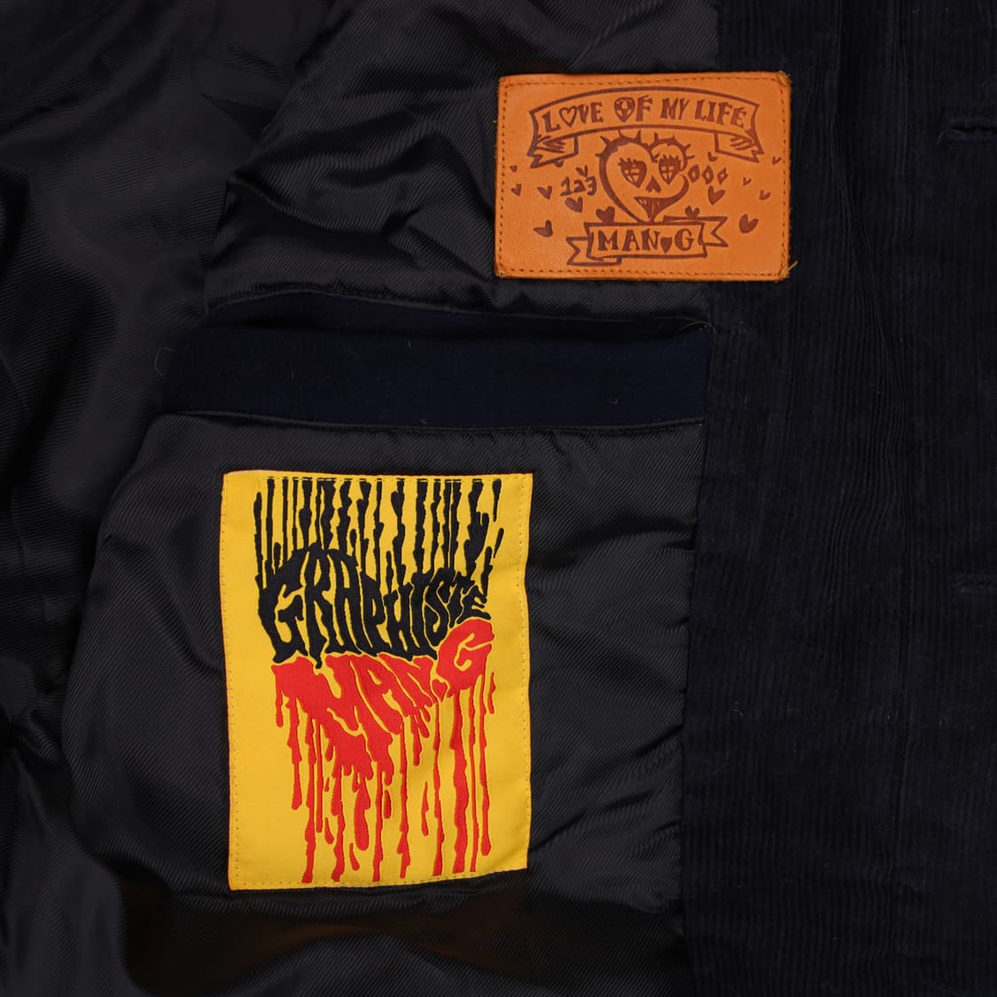 [Free] 그라피스트 만지 자수 헤비 코트 N7031 상품이미지9