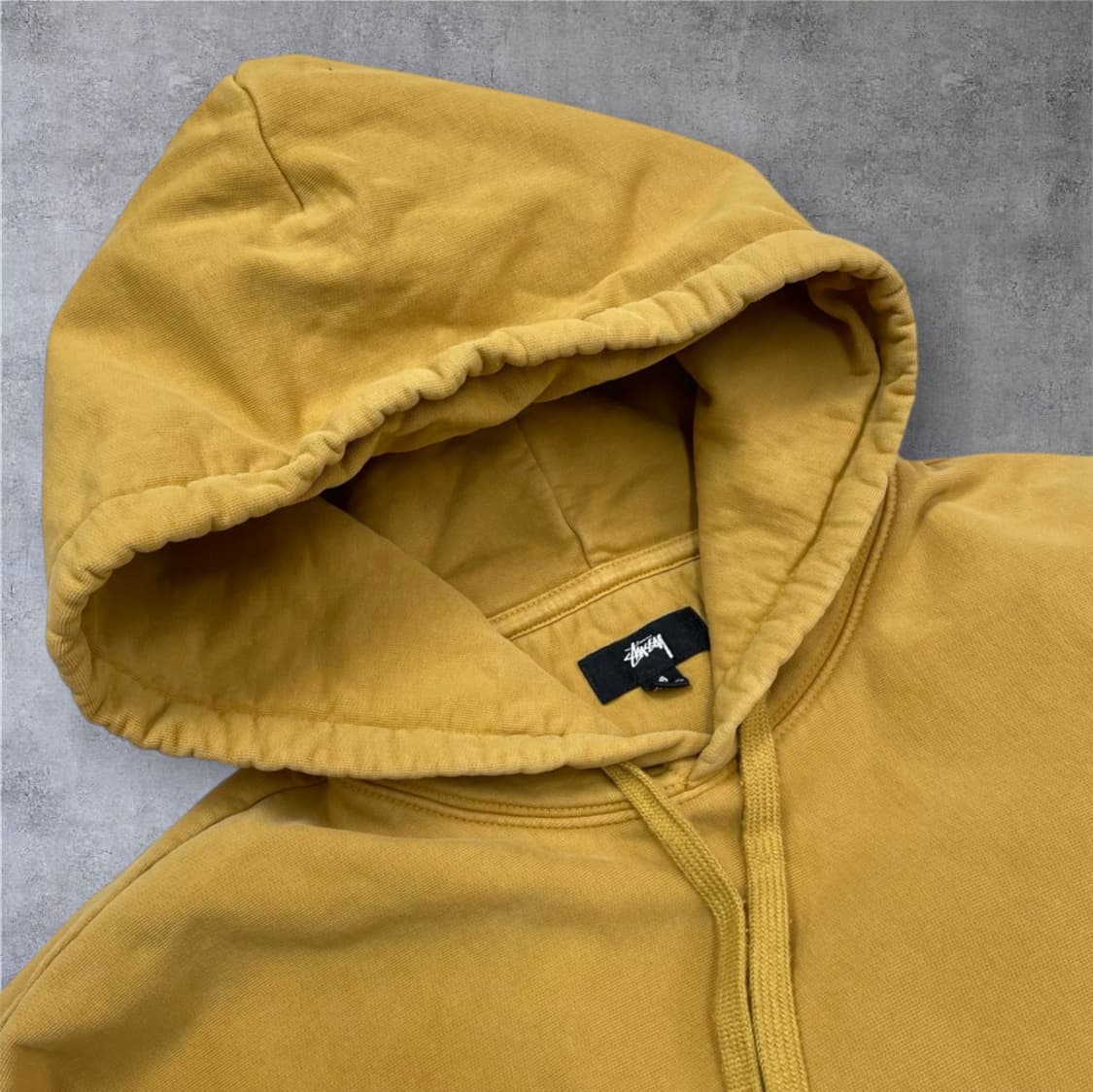 스투시 Stussy 머스타드 베이직 풀오버 후드티 S 상품이미지6