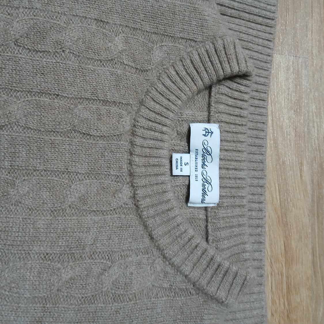 브룩스브라더스 꽈배기 니트 S 90 상품이미지7