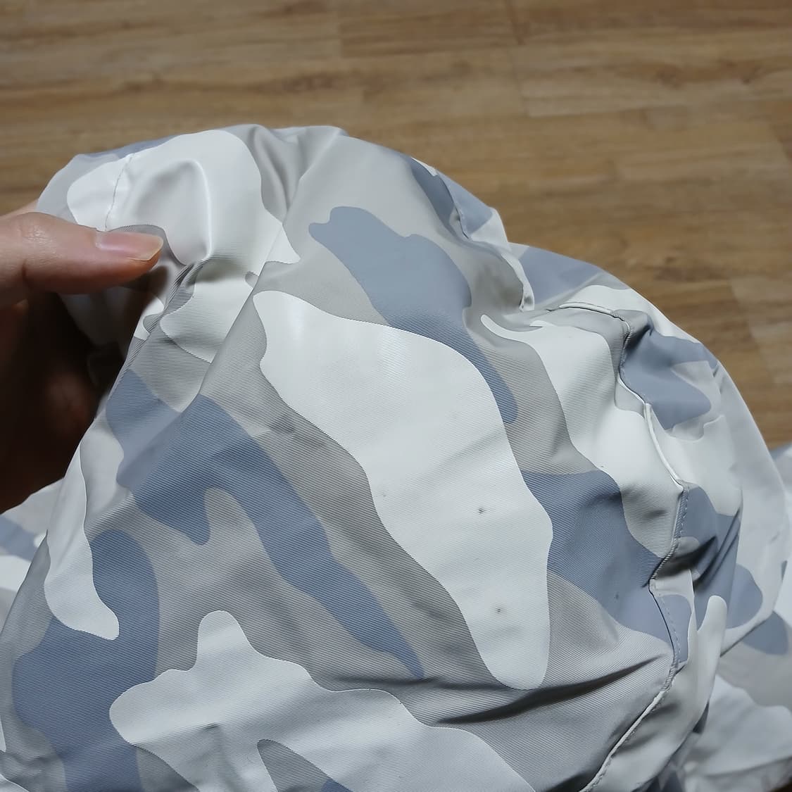 코오롱스포츠 구스다운 카모 밀리터리 패딩 점퍼 상품이미지8