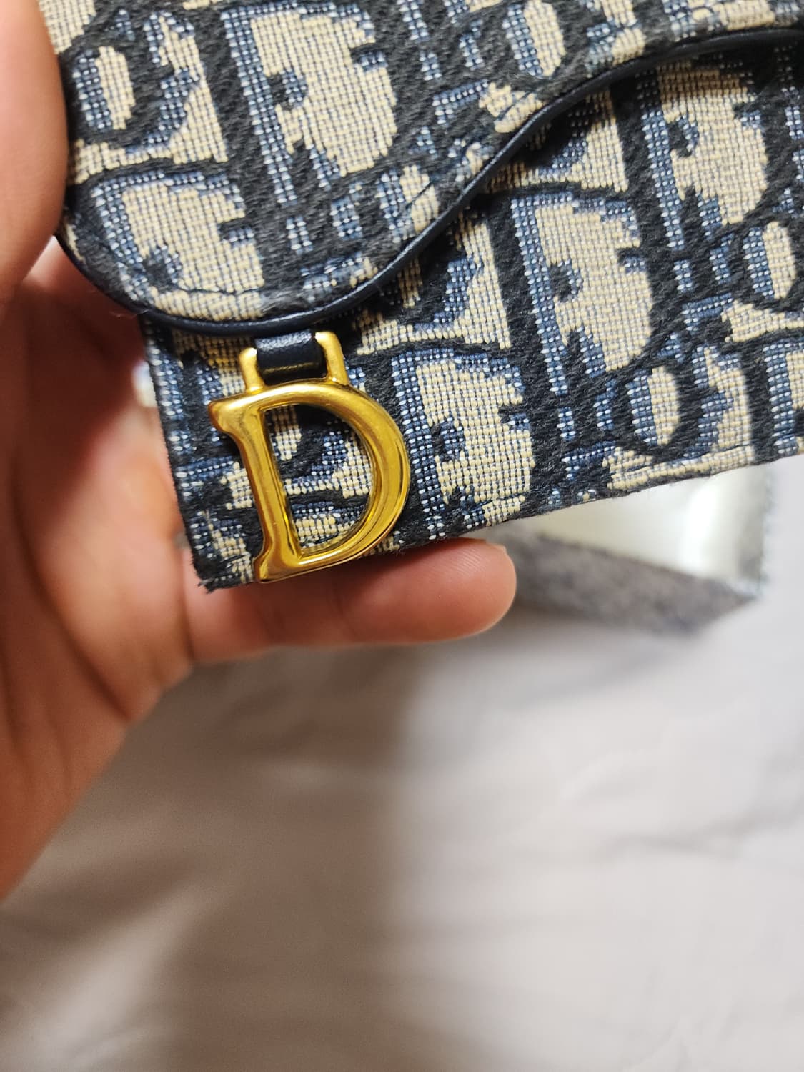 [풀박스]디올 오블리크 새들 카드지갑 상품이미지4