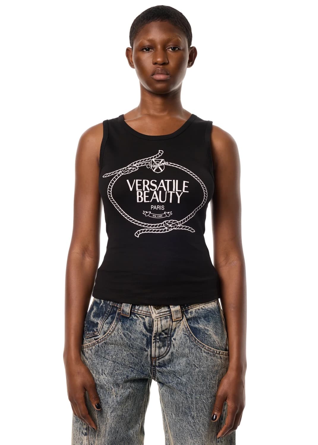 [S,M]바퀘라 26ss VERSATILE BEAUTY 슬리브리스 탑 상품이미지3