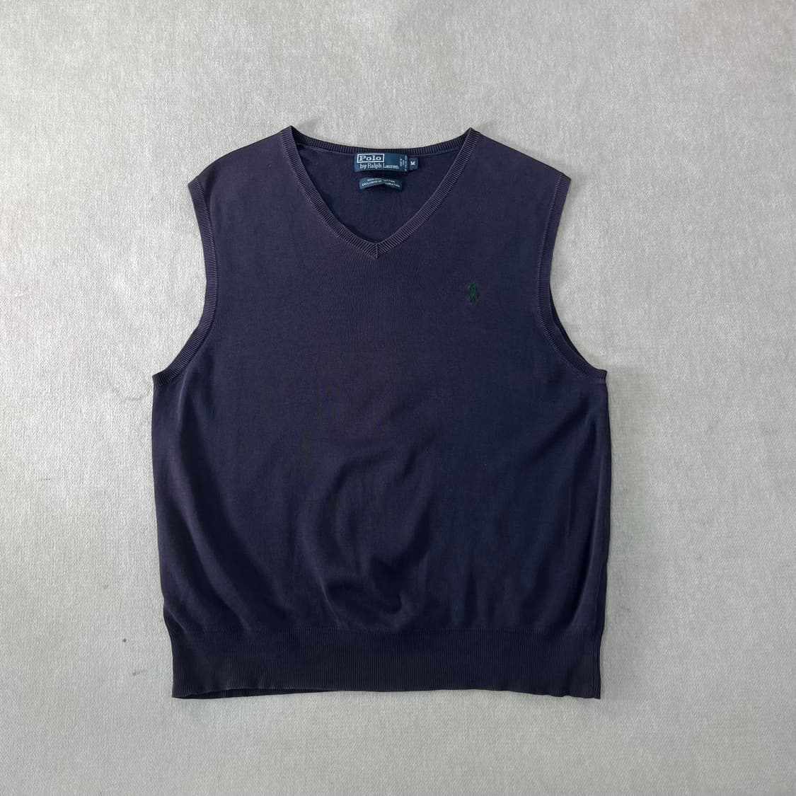 95 폴로랄프로렌 피마코튼 브이넥 니트 조끼 상품이미지1