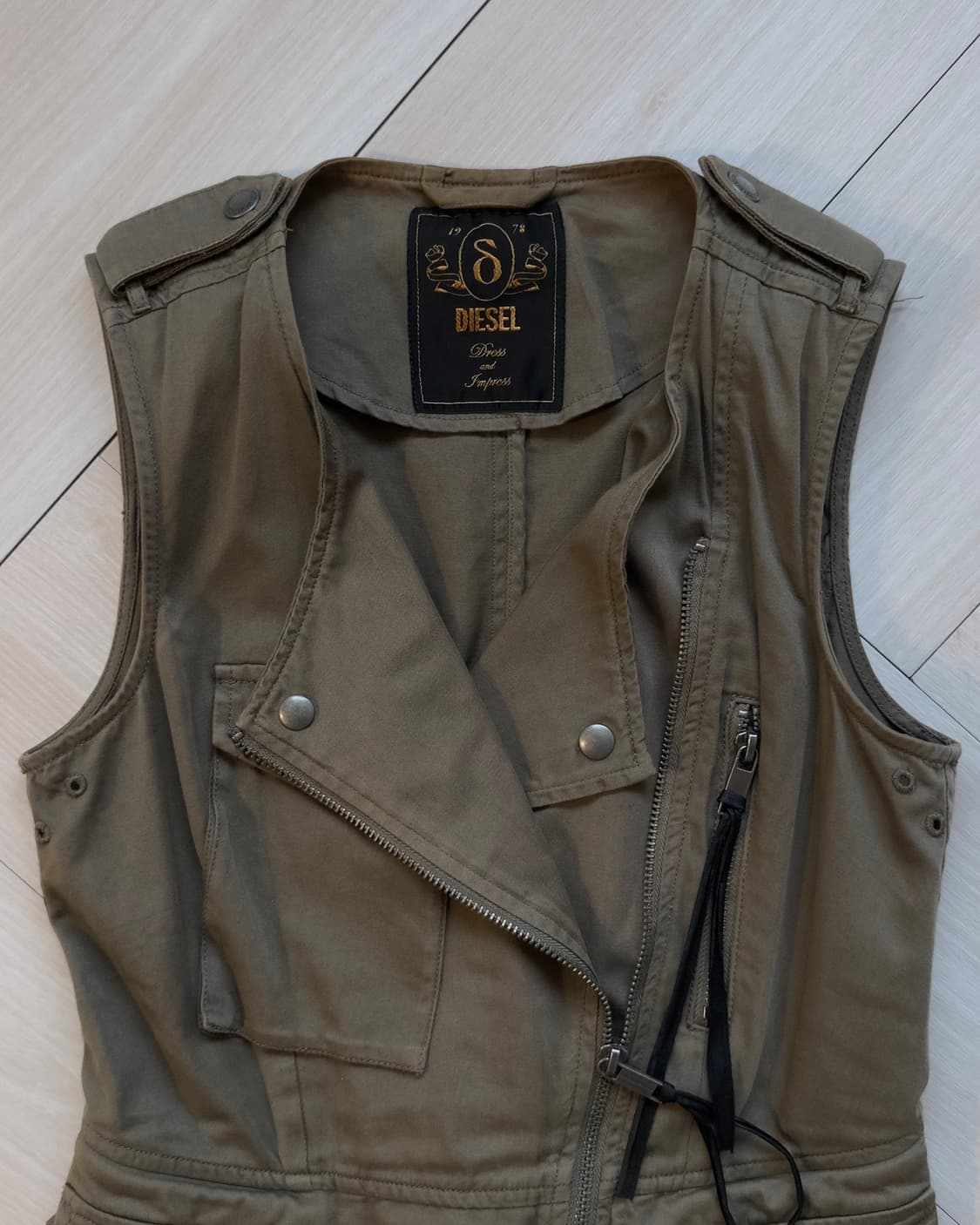 [Diesel] Pleats Layered Dress 상품이미지5