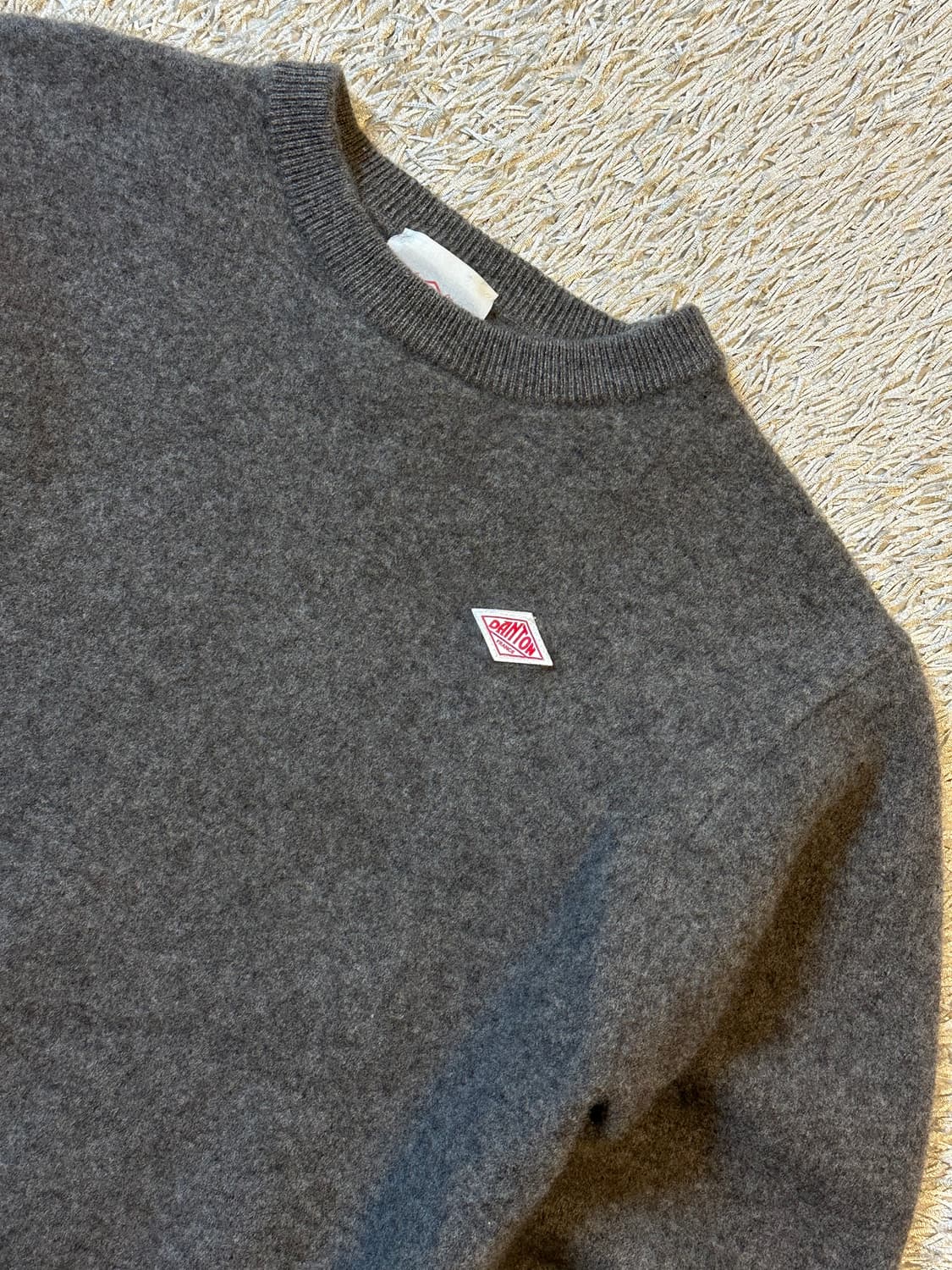 단톤 DANTON 울 크루넥 니트 다크브라운 38 상품이미지2