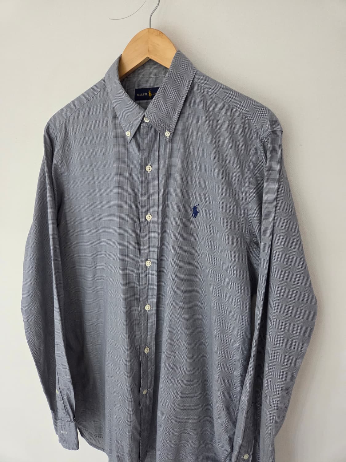 폴로랄프로렌 그레이 잔체크 셔츠(105사이즈) 상품이미지3