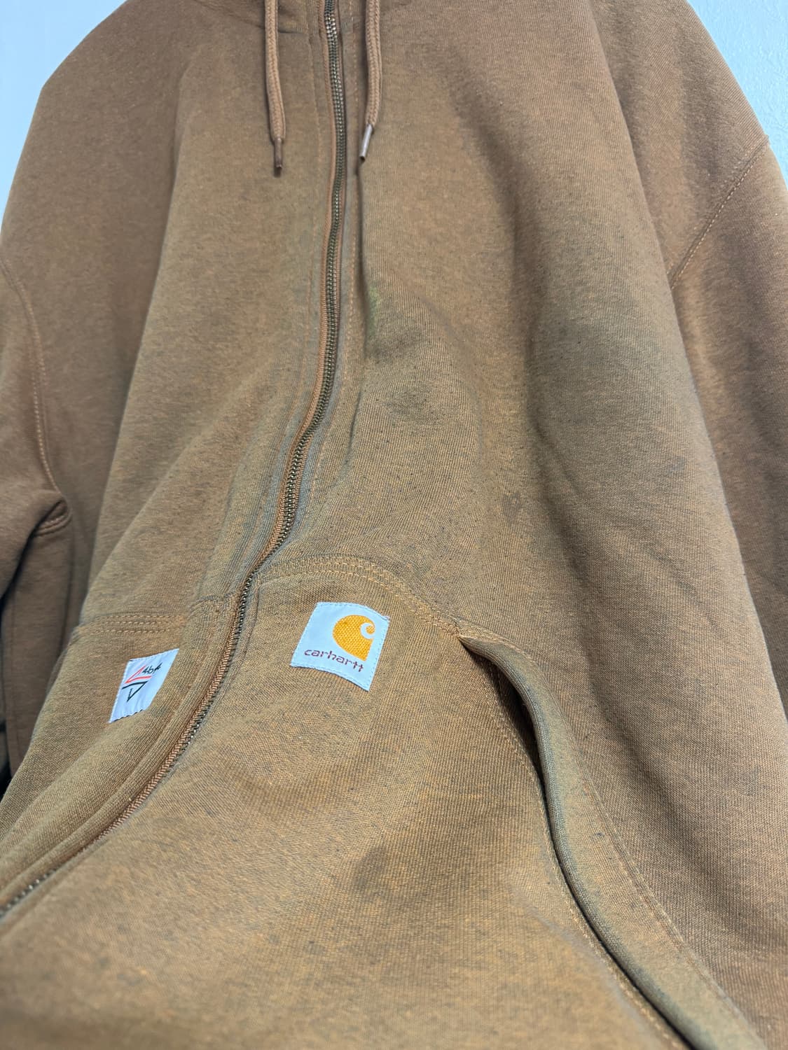 칼하트 레인 디펜더 팩스턴 헤비웨이트 후드 집업 상품이미지8