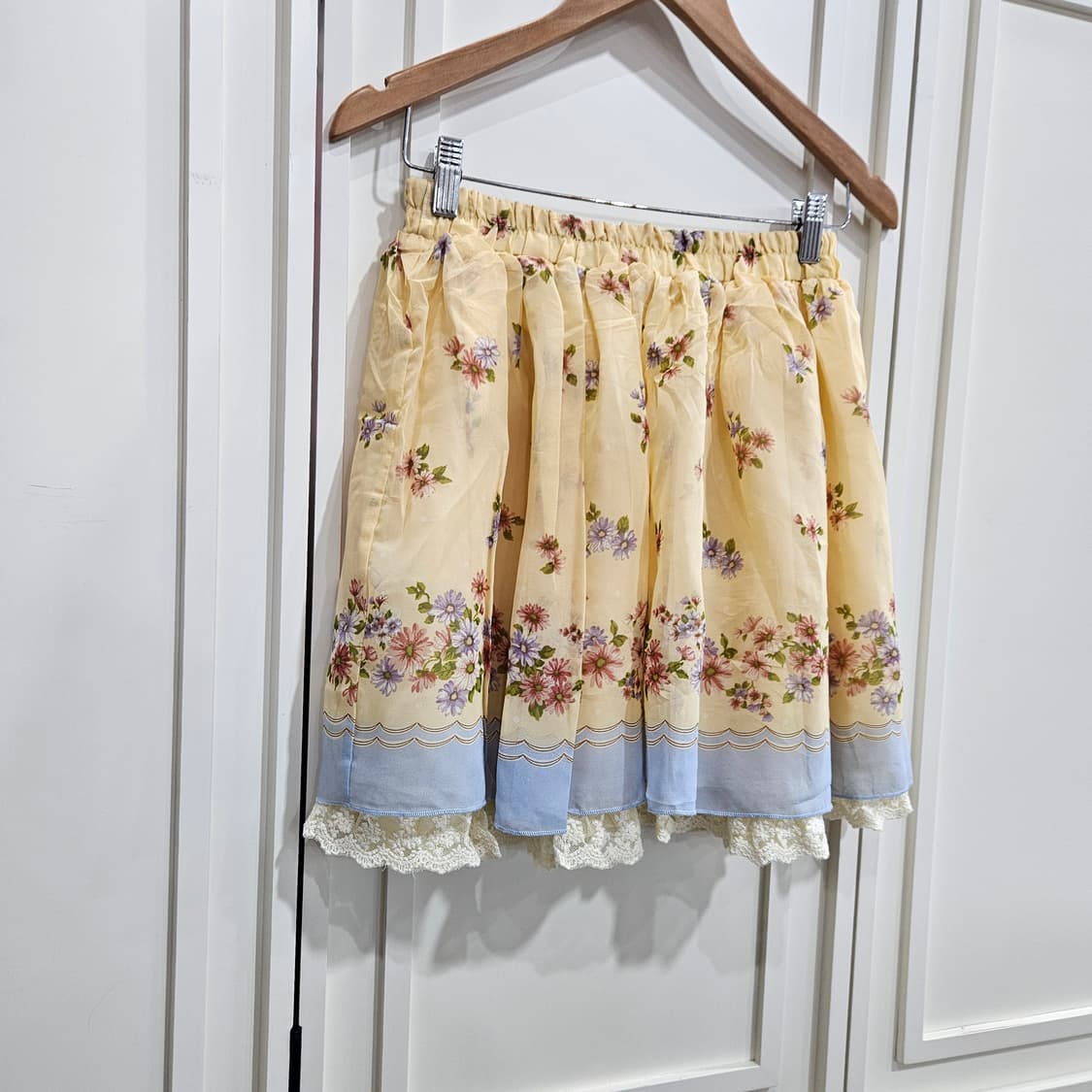 플라워 쉬폰 스커트 상품이미지2