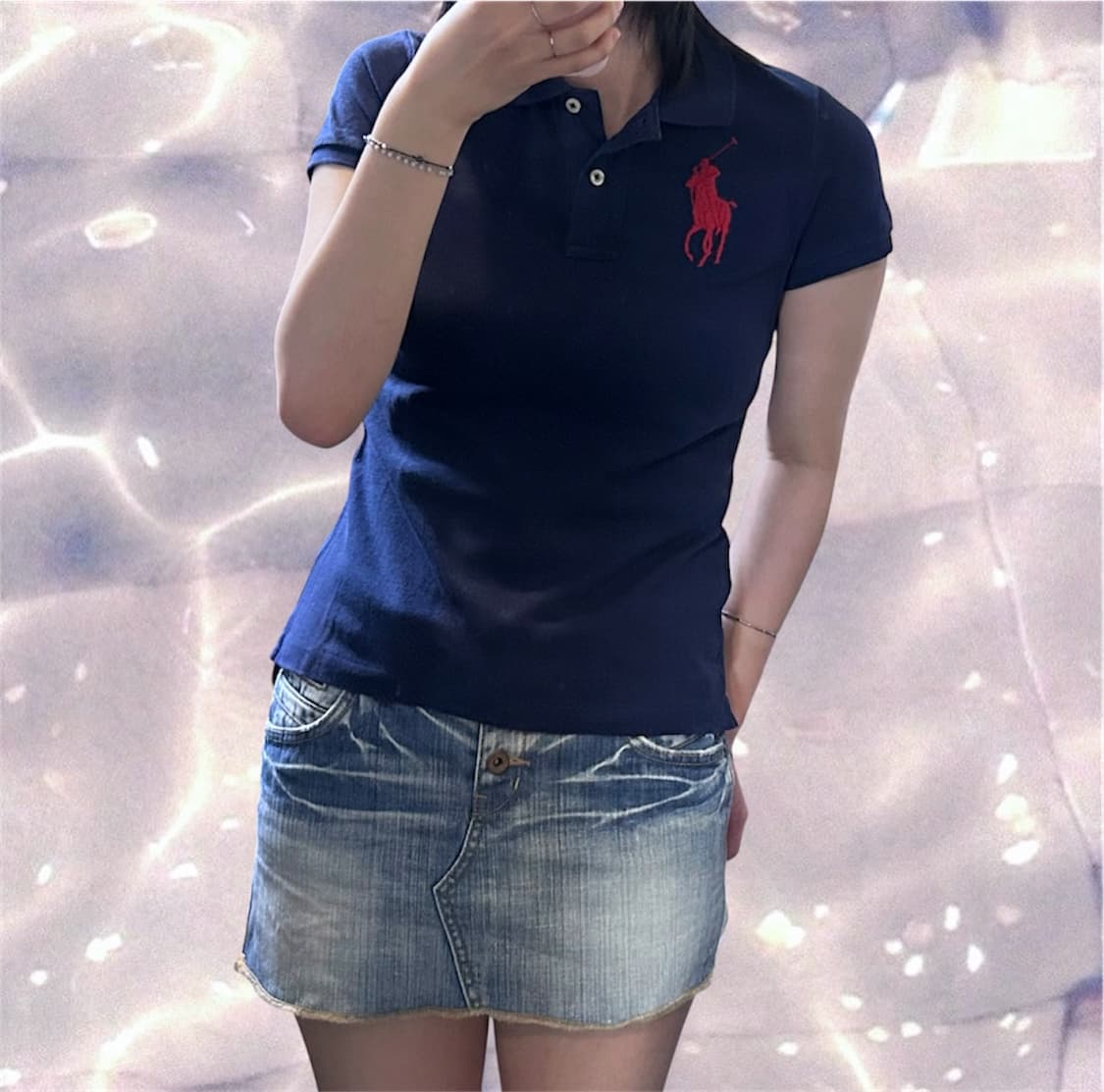 폴로 랄프로렌 신형 빅포니 치프키프 반팔 카라 티셔츠 네이비 S  상품이미지2