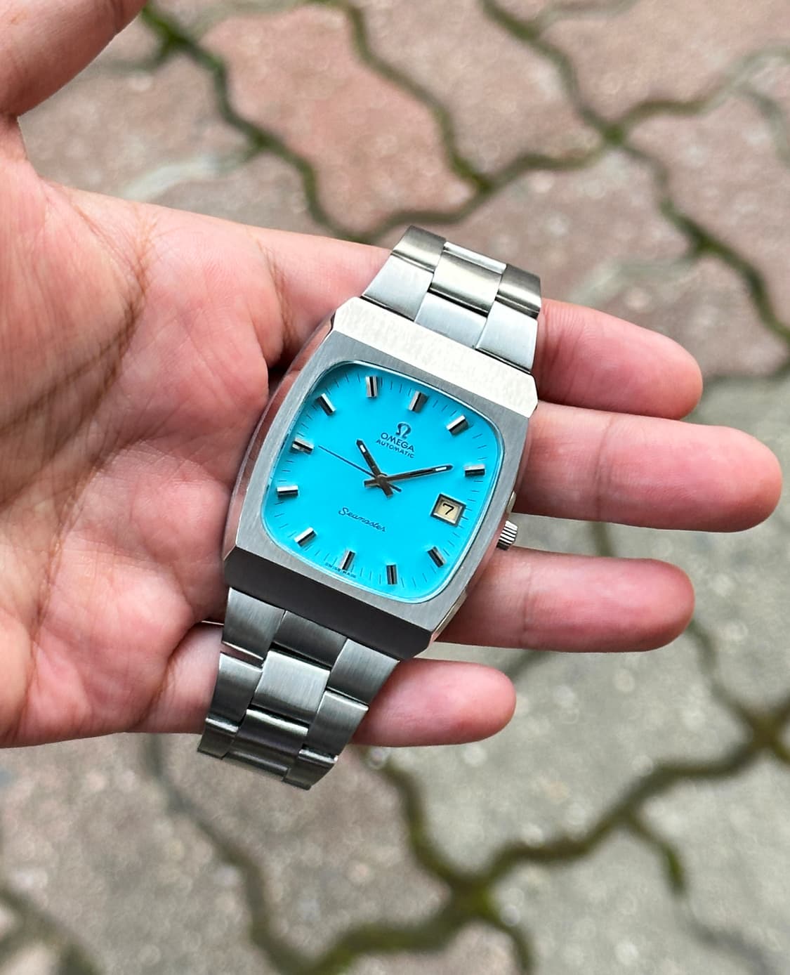 정품 오메가 희귀 씨마스터 빅 사이즈 자동 남자 시계 상품이미지10