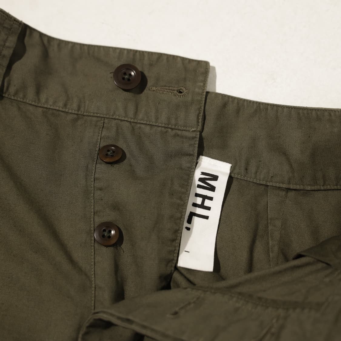 마가렛호웰 MHL 투턱 코튼 스커트 상품이미지5