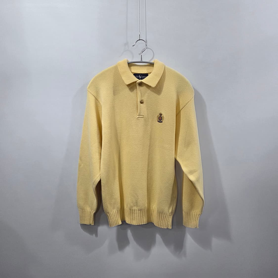 80s 폴로랄프로렌 에스에치 코튼 카라니트 90 상품이미지1